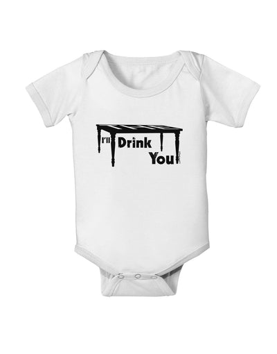 I'll Drink You Under the Table Baby Romper Bodysuit-Baby Romper-TooLoud-White-06-Months-Davson Sales