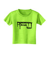 I'll Drink You Under the Table Toddler T-Shirt-Toddler T-Shirt-TooLoud-Lime-Green-2T-Davson Sales