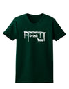 I'll Drink You Under the Table Womens Dark T-Shirt-TooLoud-Forest-Green-Small-Davson Sales