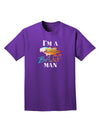I'm A Bass Man Watercolor Adult Dark T-Shirt-Mens T-Shirt-TooLoud-Purple-Small-Davson Sales