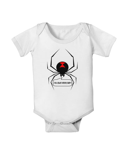 I'm A Black Widow Baby Baby Romper Bodysuit-Baby Romper-TooLoud-White-06-Months-Davson Sales