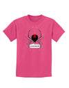 I'm A Black Widow Baby Childrens Dark T-Shirt-Childrens T-Shirt-TooLoud-Sangria-X-Small-Davson Sales