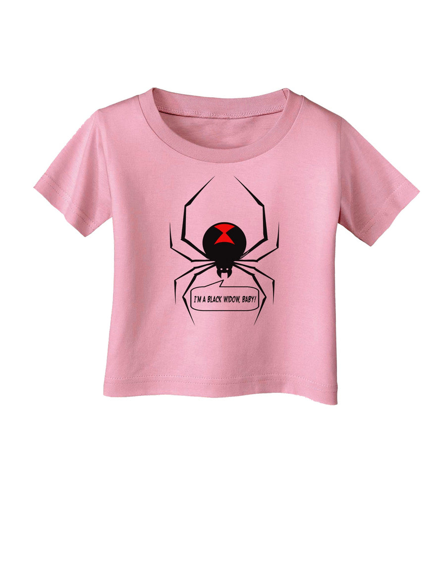 I'm A Black Widow Baby Infant T-Shirt-Infant T-Shirt-TooLoud-White-06-Months-Davson Sales