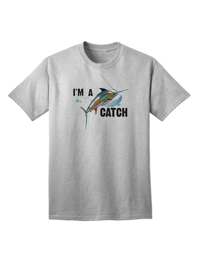 I'm A Catch Swordfish Adult T-Shirt-Mens T-Shirt-TooLoud-AshGray-Small-Davson Sales