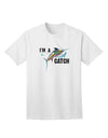 I'm A Catch Swordfish Adult T-Shirt-Mens T-Shirt-TooLoud-White-Small-Davson Sales