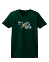 I'm A Catch Swordfish Womens Dark T-Shirt-TooLoud-Forest-Green-Small-Davson Sales