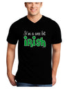 I'm A Wee Bit Irish Adult Dark V-Neck T-Shirt by TooLoud-Mens V-Neck T-Shirt-TooLoud-Black-Small-Davson Sales