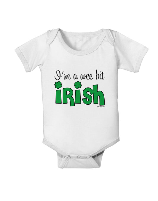 I'm A Wee Bit Irish Baby Romper Bodysuit by TooLoud-Baby Romper-TooLoud-White-06-Months-Davson Sales