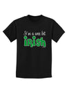 I'm A Wee Bit Irish Childrens Dark T-Shirt by TooLoud-Childrens T-Shirt-TooLoud-Black-X-Small-Davson Sales