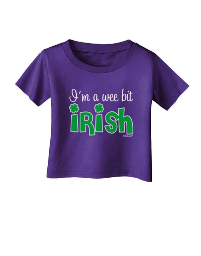 I'm A Wee Bit Irish Infant T-Shirt Dark by TooLoud-Infant T-Shirt-TooLoud-Purple-06-Months-Davson Sales