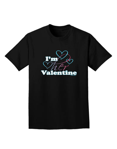 I'm HER Valentine Adult Dark T-Shirt-Mens T-Shirt-TooLoud-Black-Small-Davson Sales