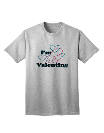I'm HER Valentine Adult T-Shirt-Mens T-Shirt-TooLoud-AshGray-Small-Davson Sales