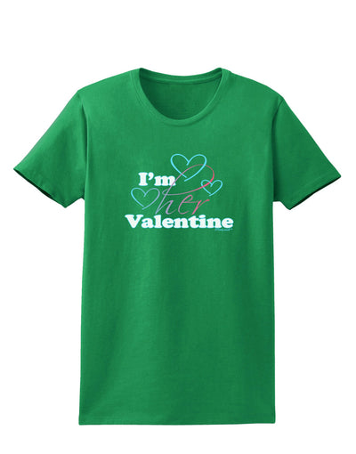 I'm HER Valentine Womens Dark T-Shirt-Womens T-Shirt-TooLoud-Kelly-Green-X-Small-Davson Sales