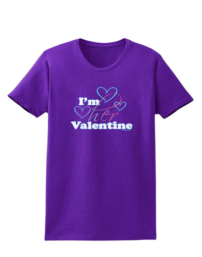 I'm HER Valentine Womens Dark T-Shirt-Womens T-Shirt-TooLoud-Purple-X-Small-Davson Sales