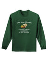 I'm Into Fitness Burrito Funny Adult Long Sleeve Dark T-Shirt by TooLoud-Clothing-TooLoud-Dark-Green-Small-Davson Sales