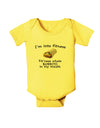 I'm Into Fitness Burrito Funny Baby Romper Bodysuit by TooLoud-Clothing-TooLoud-Yellow-06-Months-Davson Sales