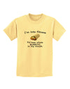 I'm Into Fitness Burrito Funny Childrens T-Shirt by TooLoud-Mens T-Shirt-TooLoud-Daffodil-Yellow-X-Small-Davson Sales