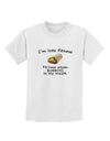 I'm Into Fitness Burrito Funny Childrens T-Shirt by TooLoud-Mens T-Shirt-TooLoud-White-X-Small-Davson Sales