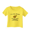 I'm Into Fitness Burrito Funny Infant T-Shirt by TooLoud-Clothing-TooLoud-Yellow-06-Months-Davson Sales