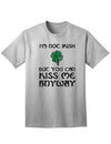 Im Not Irish Kiss Me Adult Unisex St Patrick's Day T-Shirt-TooLoud-Ash Gray-Small-Davson Sales