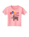 I'm One Cute 1st Birthday Elephant Toddler T-Shirt-Toddler T-Shirt-TooLoud-Candy-Pink-2T-Davson Sales