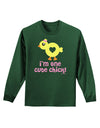 I'm One Cute Chick Adult Long Sleeve Dark T-Shirt by TooLoud-TooLoud-Dark-Green-Small-Davson Sales