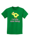 I'm One Cute Chick Childrens Dark T-Shirt by TooLoud-Childrens T-Shirt-TooLoud-Kelly-Green-X-Small-Davson Sales