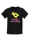 I'm One Cute Chick Childrens Dark T-Shirt by TooLoud-Childrens T-Shirt-TooLoud-Black-X-Small-Davson Sales