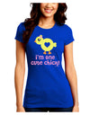 I'm One Cute Chick Juniors Crew Dark T-Shirt by TooLoud-T-Shirts Juniors Tops-TooLoud-Royal-Blue-Juniors Fitted Small-Davson Sales