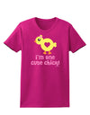 I'm One Cute Chick Womens Dark T-Shirt by TooLoud-Womens T-Shirt-TooLoud-Hot-Pink-Small-Davson Sales