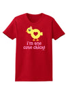 I'm One Cute Chick Womens Dark T-Shirt by TooLoud-Womens T-Shirt-TooLoud-Red-X-Small-Davson Sales