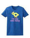 I'm One Cute Chick Womens Dark T-Shirt by TooLoud-Womens T-Shirt-TooLoud-Royal-Blue-X-Small-Davson Sales