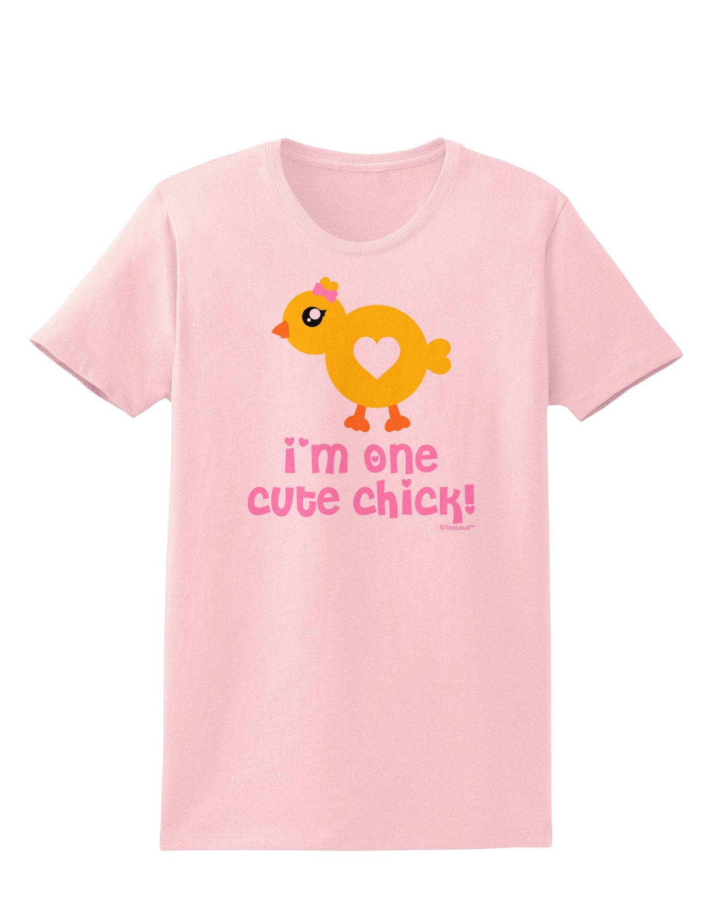 I'm One Cute Chick Womens T-Shirt by TooLoud-Womens T-Shirt-TooLoud-PalePink-X-Small-Davson Sales