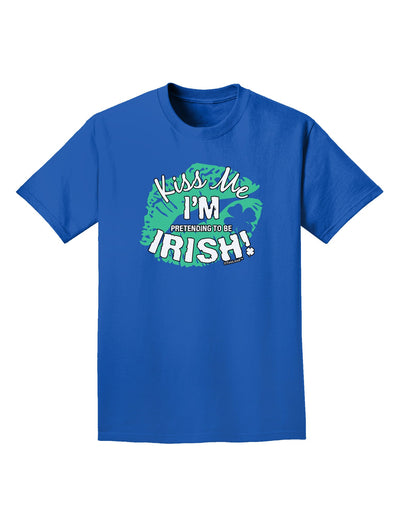 I'm Pretending To Be Irish Adult Dark T-Shirt-Mens T-Shirt-TooLoud-Royal-Blue-Small-Davson Sales