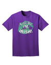 I'm Pretending To Be Irish Adult Dark T-Shirt-Mens T-Shirt-TooLoud-Purple-Small-Davson Sales