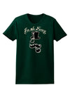 I'm So Fancy - Classy Mustache Womens Dark T-Shirt-TooLoud-Forest-Green-Small-Davson Sales