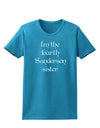 I'm The Fourth Sanderson Sister Halloween Womens Dark T-Shirt-TooLoud-Turquoise-X-Small-Davson Sales