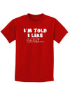 I'm Told I like Golf Childrens Dark T-Shirt-Childrens T-Shirt-TooLoud-Red-X-Small-Davson Sales