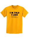 I'm Told I like Golf Childrens T-Shirt-Childrens T-Shirt-TooLoud-Gold-X-Small-Davson Sales