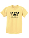 I'm Told I like Golf Childrens T-Shirt-Childrens T-Shirt-TooLoud-Daffodil-Yellow-X-Small-Davson Sales