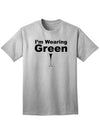 Im Wearing Green So There Adult Unisex St Patrick's Day T-Shirt-TooLoud-Ash Gray-Small-Davson Sales