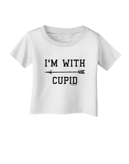 I'm With Cupid - Left Arrow Infant T-Shirt by TooLoud-Infant T-Shirt-TooLoud-White-06-Months-Davson Sales