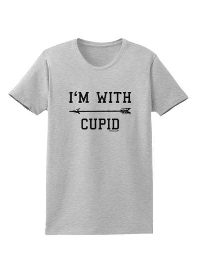 I'm With Cupid - Left Arrow Womens T-Shirt by TooLoud-Womens T-Shirt-TooLoud-AshGray-X-Small-Davson Sales