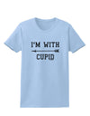 I'm With Cupid - Left Arrow Womens T-Shirt by TooLoud-Womens T-Shirt-TooLoud-Light-Blue-X-Small-Davson Sales