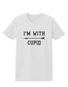 I'm With Cupid - Left Arrow Womens T-Shirt by TooLoud-Womens T-Shirt-TooLoud-White-X-Small-Davson Sales