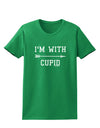 I'm With Cupid - Right Arrow Womens Dark T-Shirt by TooLoud-Womens T-Shirt-TooLoud-Kelly-Green-X-Small-Davson Sales