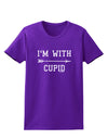 I'm With Cupid - Right Arrow Womens Dark T-Shirt by TooLoud-Womens T-Shirt-TooLoud-Purple-X-Small-Davson Sales