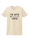 I'm With Cupid - Right Arrow Womens T-Shirt by TooLoud-Womens T-Shirt-TooLoud-Natural-X-Small-Davson Sales