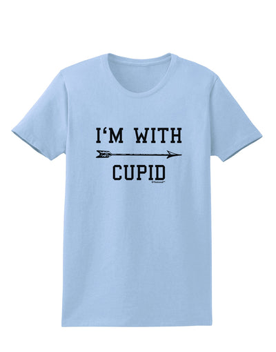 I'm With Cupid - Right Arrow Womens T-Shirt by TooLoud-Womens T-Shirt-TooLoud-Light-Blue-X-Small-Davson Sales