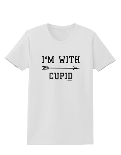 I'm With Cupid - Right Arrow Womens T-Shirt by TooLoud-Womens T-Shirt-TooLoud-White-X-Small-Davson Sales